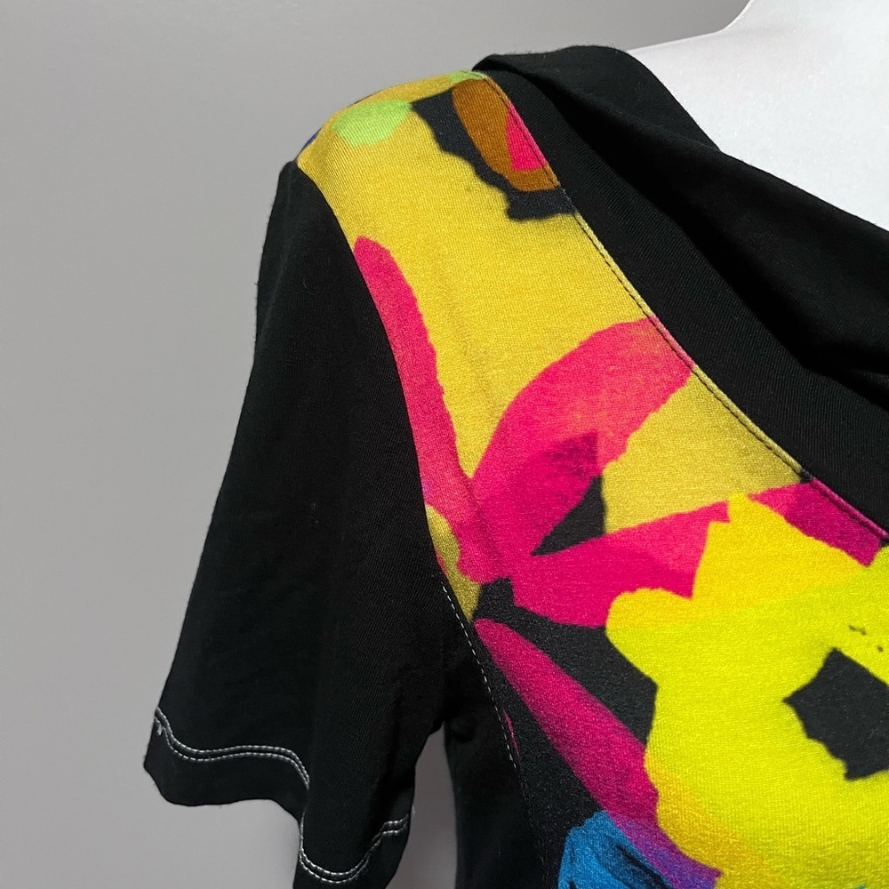 Simply Art by Dolcezza Intense Garden Of Zen Abstract Art Print Scoop Neck Tunic - Picture 5 of 10